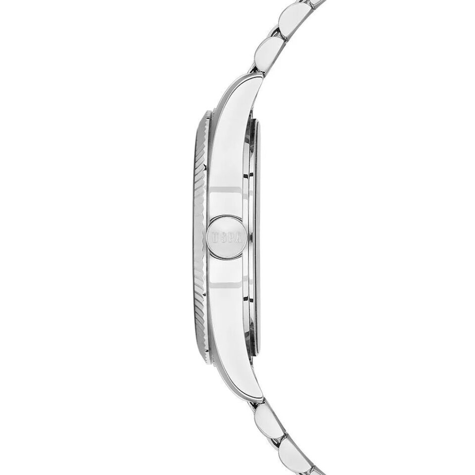 U.s. Polo Assn. USPA1096-03 Quartz Çelik Gri Siyah Kadran 42 mm Erkek Kol Saati