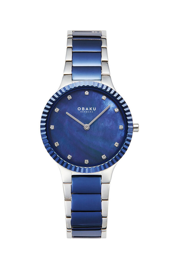 Obaku Denmark V292LXHLSK Quartz Çelik Lacivert Safir Cam 31 mm Kadın Kol Saati