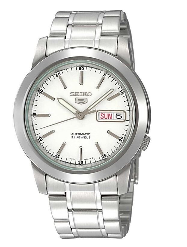 Seiko 5 Japan SNKE49J1 37 mm Gri Çelik Erkek Kol Saati