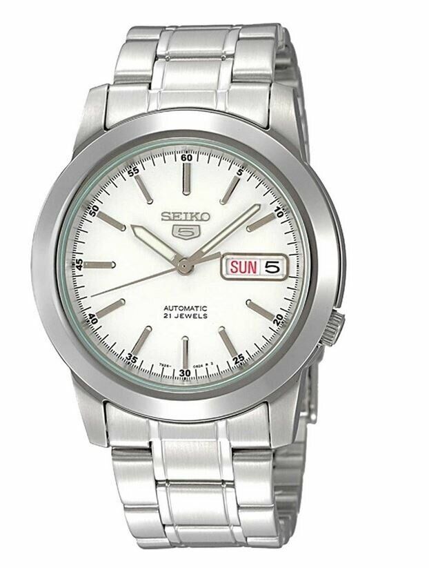 Seiko 5 Japan SNKE49J1 37 mm Gri Çelik Erkek Kol Saati