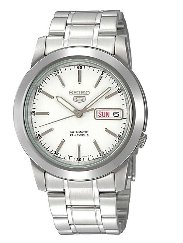 Seiko 5 Japan SNKE49J1 37 mm Gri Çelik Erkek Kol Saati