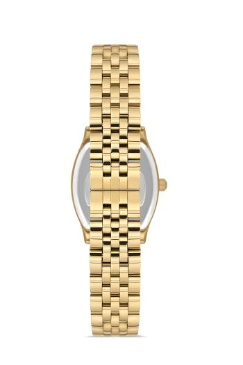 Ferro Quartz Çelik Altın Yeşil Kadran 25 mm Kadın Kol Saati