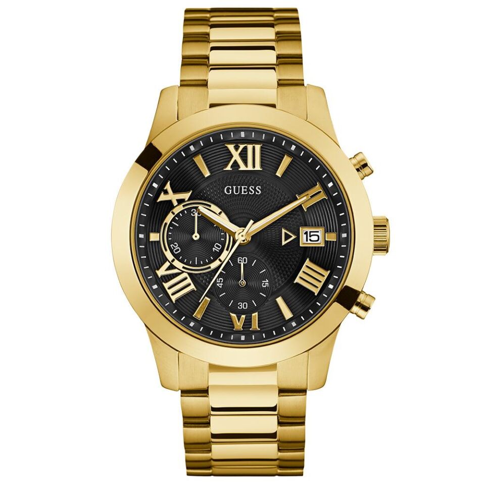 Guess GUW0668G8 45 mm Altın Rengi Çelik Erkek Kol Saati