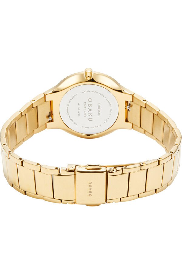 Obaku Denmark V292LXGWSG Quartz Çelik Altın Rengi Sedef Kadran 31 mm Kadın Kol Saati