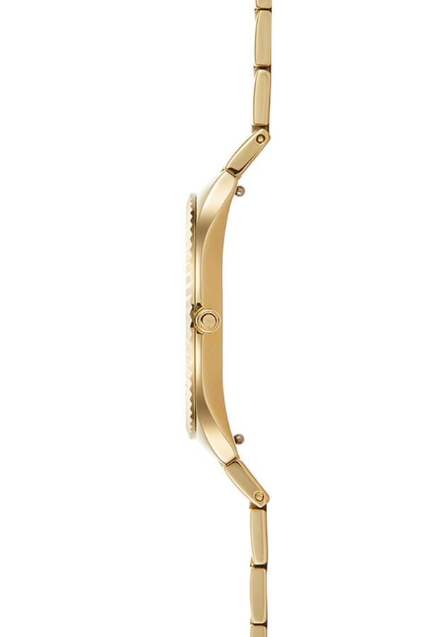 Obaku Denmark V292LXGWSG Quartz Çelik Altın Rengi Sedef Kadran 31 mm Kadın Kol Saati