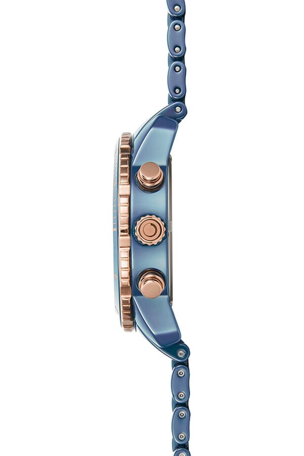 Obaku Denmark V278GCSLCL Quartz Çelik Lacivert Safir Cam 43 mm Kadın Kol Saati