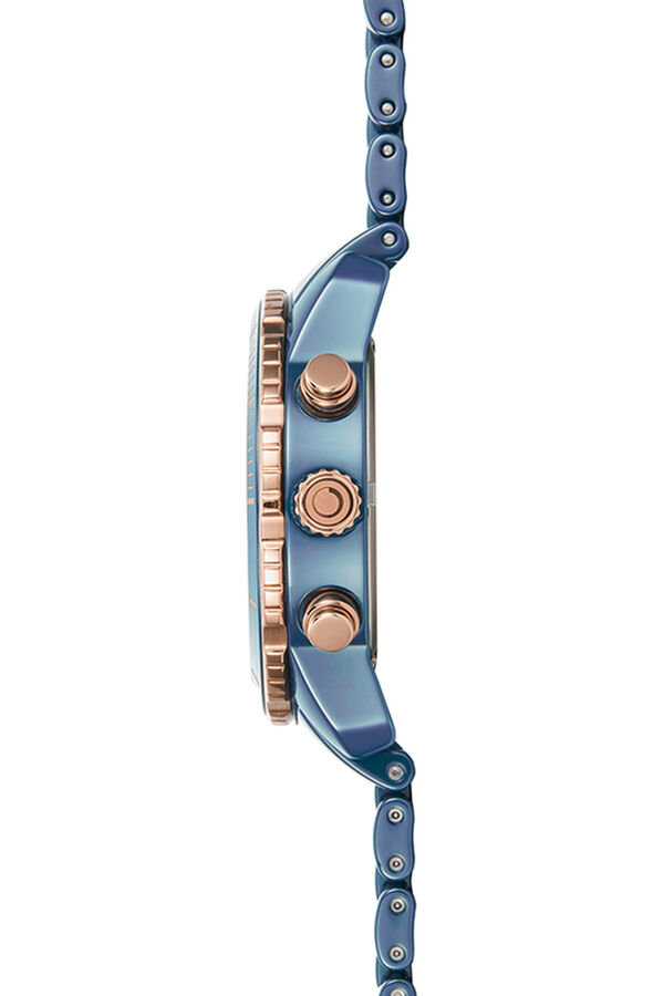 Obaku Denmark V278GCSLCL Quartz Çelik Lacivert Safir Cam 43 mm Kadın Kol Saati