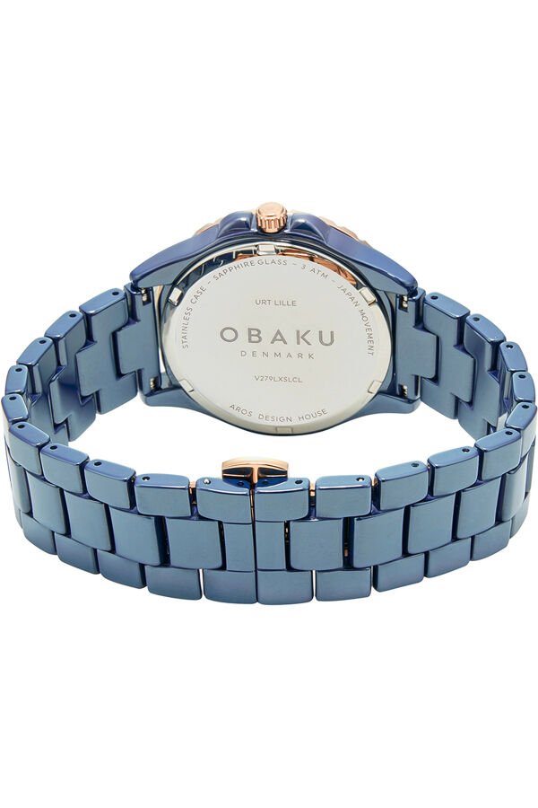 Obaku Denmark V279LXSLCL Quartz Seramik Lacivert Safir Cam 32 mm Kadın Kol Saati