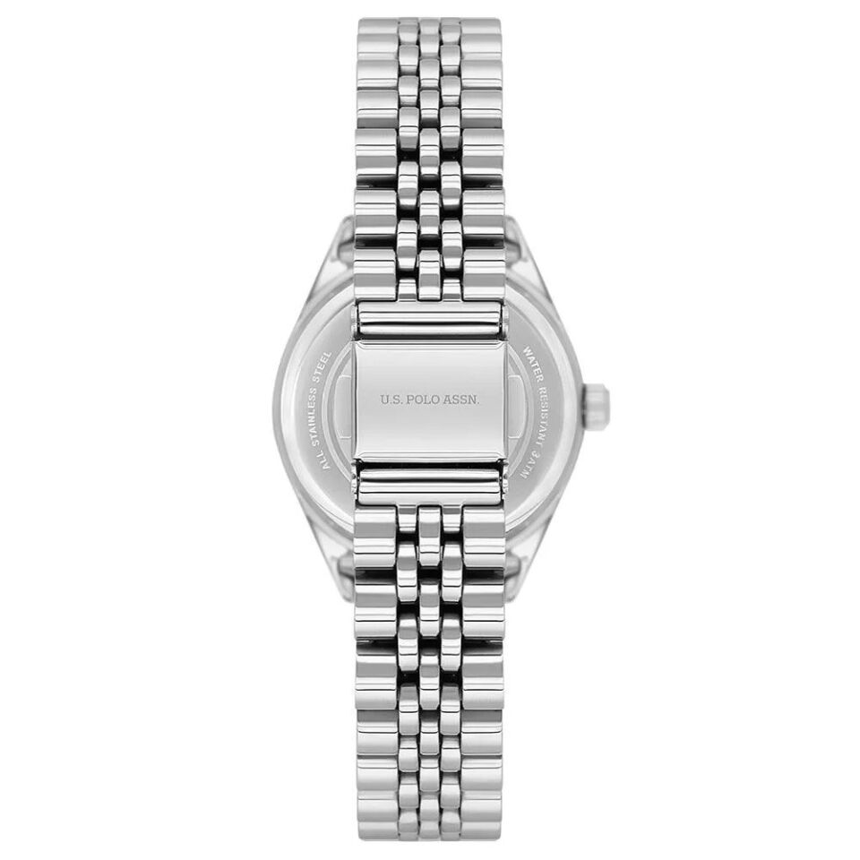 U.s Polo Assn. USPA2085-03 Quartz Çelik Gri Mavi Kadran 30 mm Kadın Kol Saati