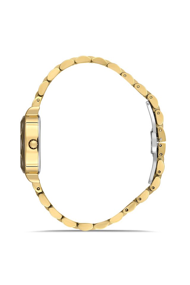 Ferro FL21597AWT-B4 Quartz Çelik Altın Rengi 27 mm Kadın Kol Saati