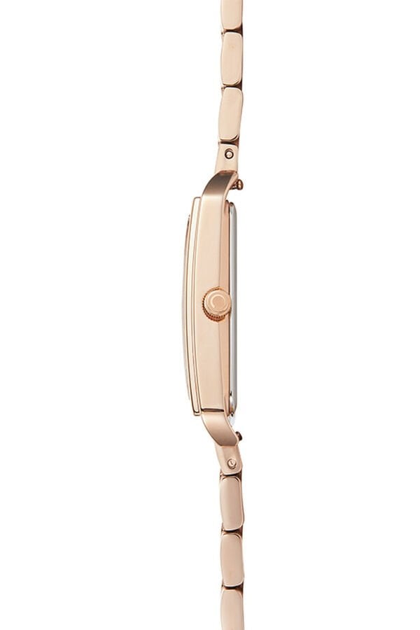 Obaku Denmark V293LXVISV Quartz Çelik Rose Beyaz Kadran 24 mm Kadın Kol Saati