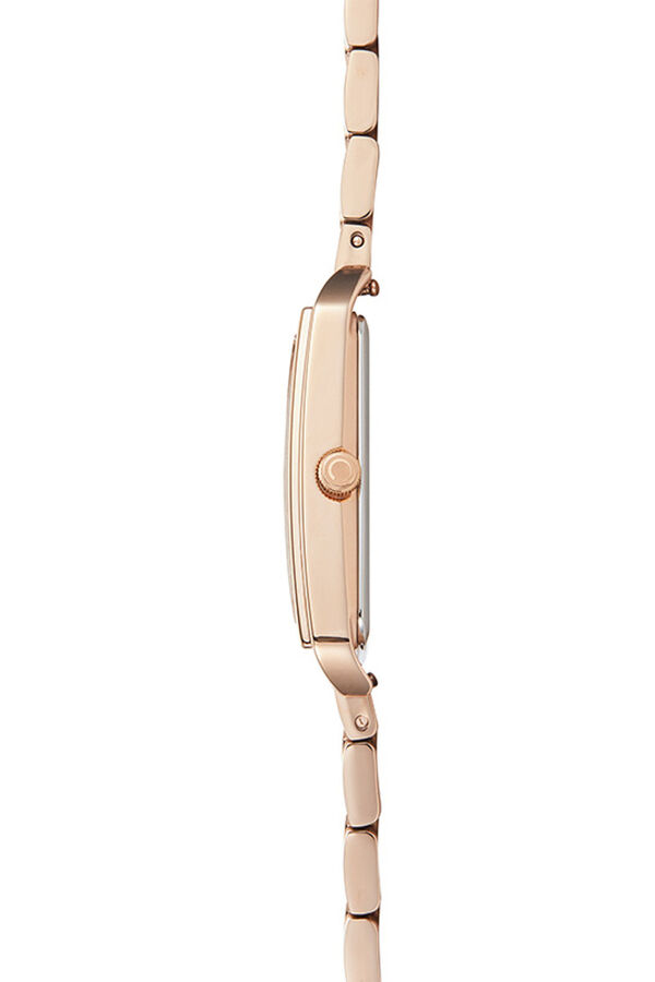 Obaku Denmark V293LXVISV Quartz Çelik Rose Beyaz Kadran 24 mm Kadın Kol Saati