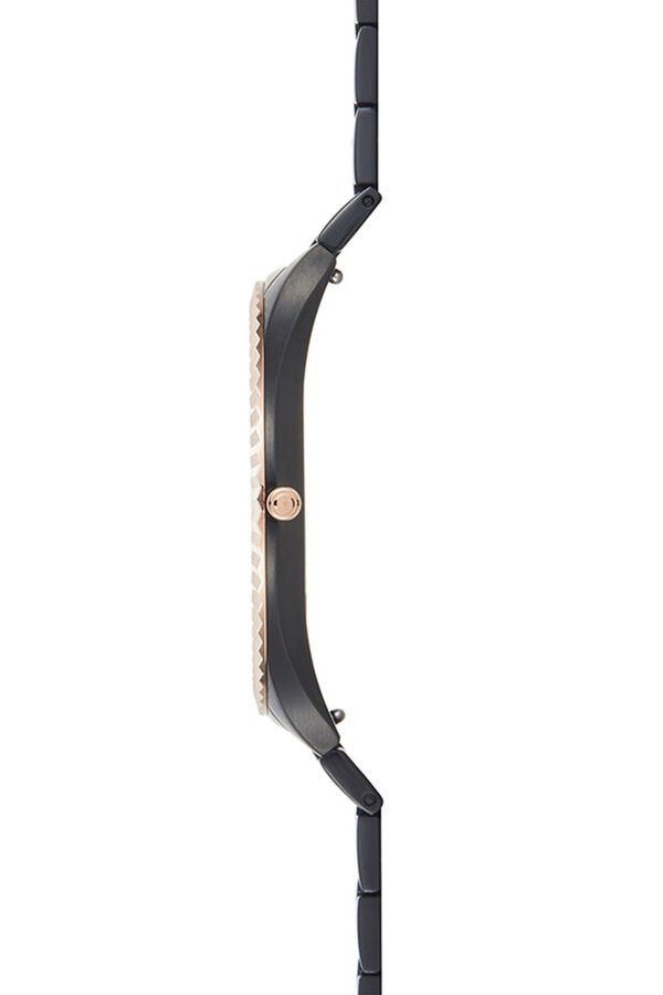 Obaku Denmark V292GXMBSB Quartz Çelik Siyah Safir Cam 40 mm Erkek Kol Saati