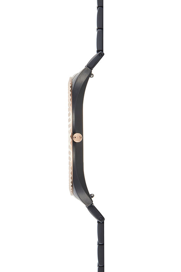 Obaku Denmark V292GXMBSB Quartz Çelik Siyah Safir Cam 40 mm Erkek Kol Saati