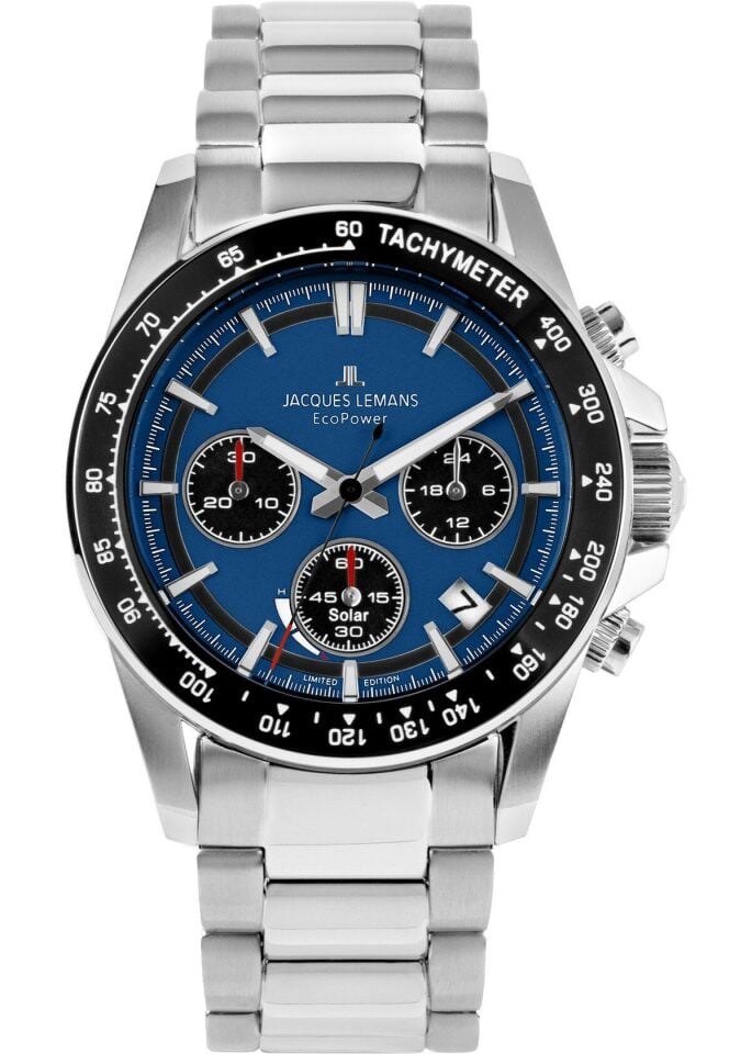 JACQUES LEMANS ANNIVERSARY ECO POWER 50-1C ERKEK KOL SAATİ