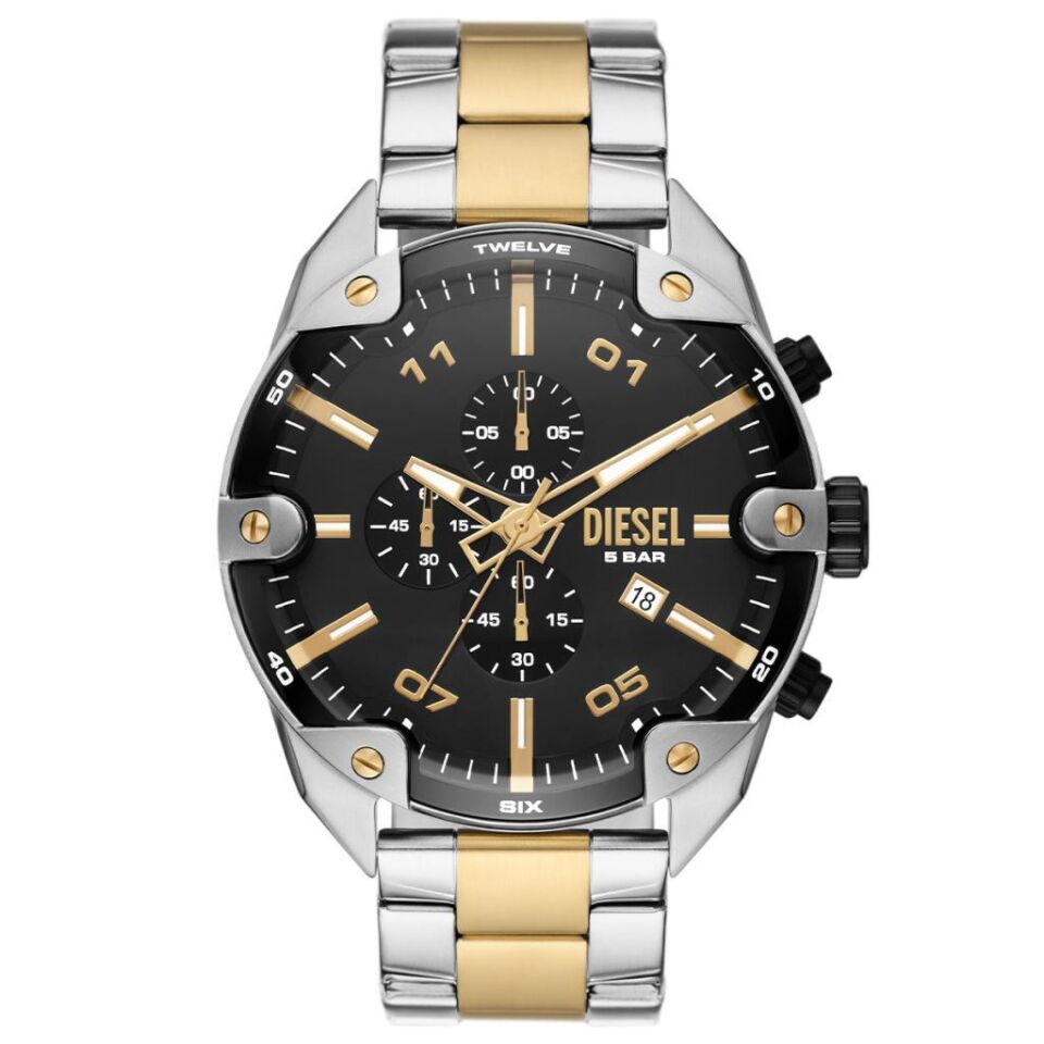 Diesel DZ4627 49 mm Altın Rengi / Metalik Gri Erkek Kol Saati