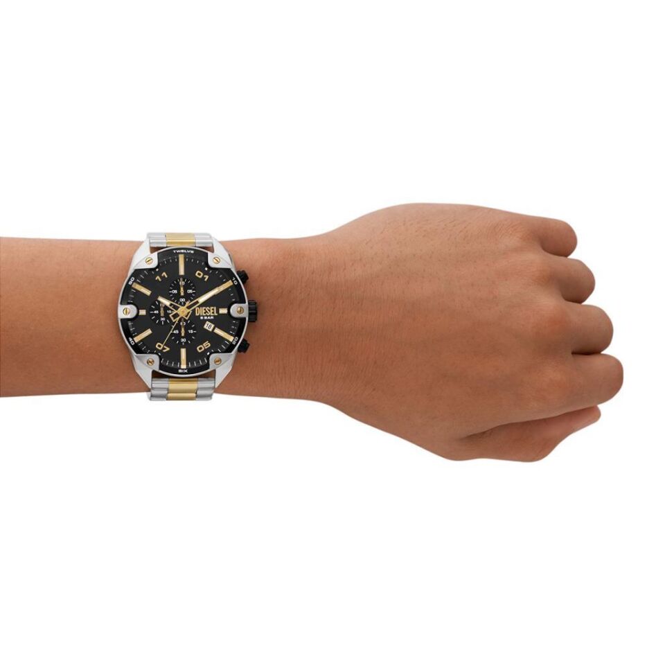 Diesel DZ4627 49 mm Altın Rengi / Metalik Gri Erkek Kol Saati