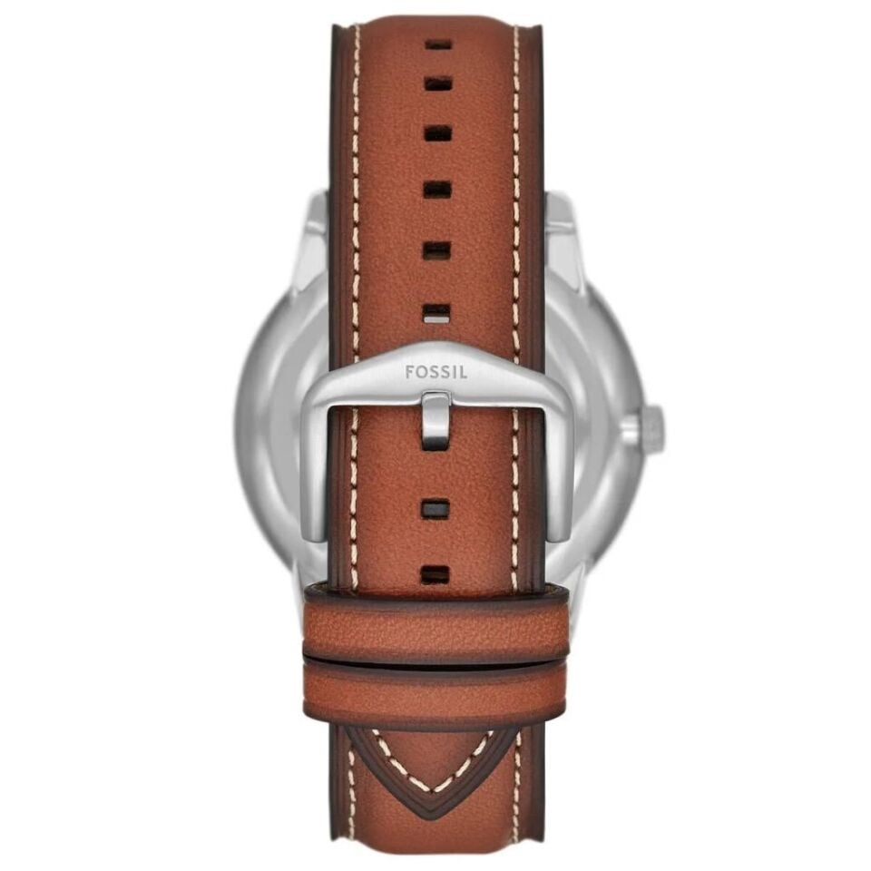Fossil FFS5903 Quartz Deri Kahverengi Mavi Kadran 42 mm Erkek Kol Saati