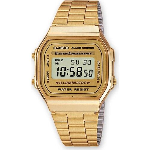 Casio A168WG-9WDF Retro Quartz Çelik Altın Rengi