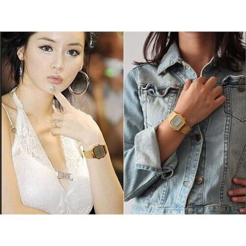 Casio A168WG-9WDF Retro Quartz Çelik Altın Rengi