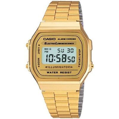 Casio A168WG-9WDF Retro Quartz Çelik Altın Rengi