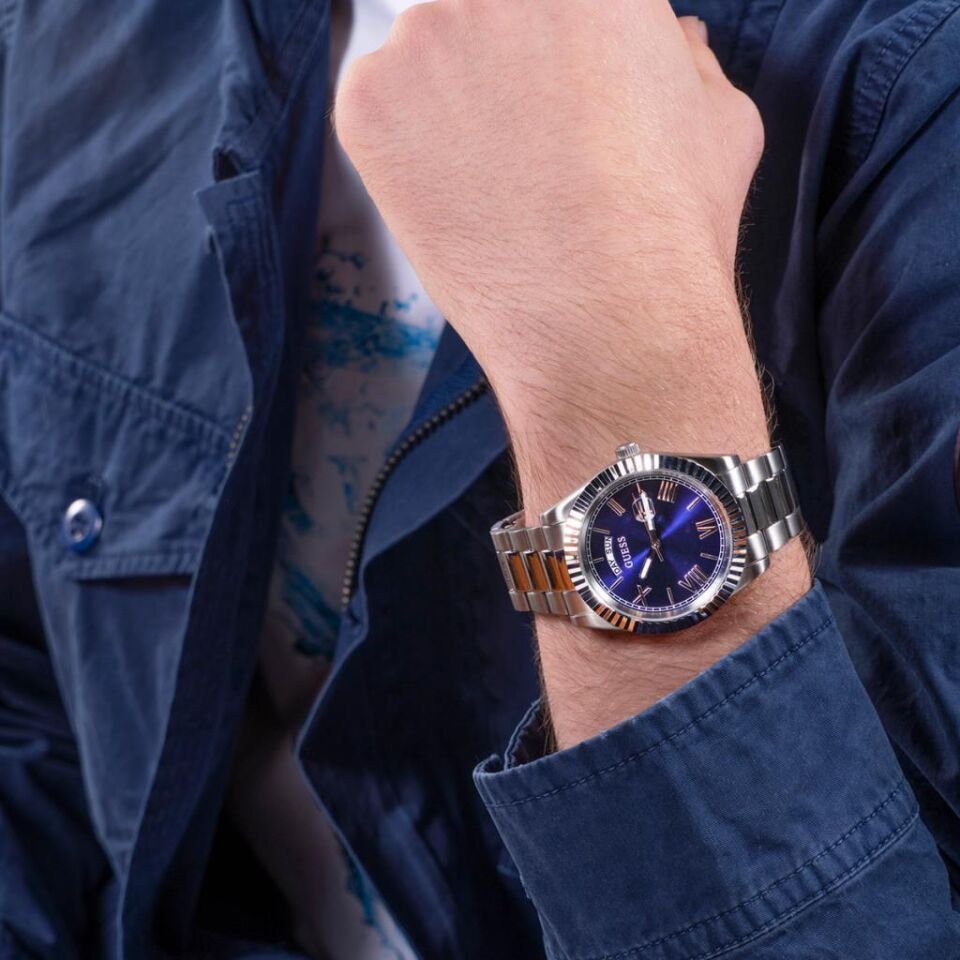 Guess GUGW0265G7 42 mm Metalik Gri Erkek Kol Saati