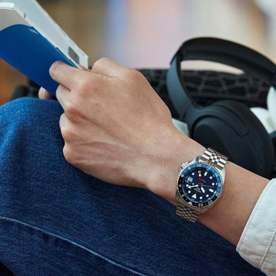 Seiko SSK003K Otomatik Çelik Gri Mavi Kadran 42 mm Erkek Kol Saati