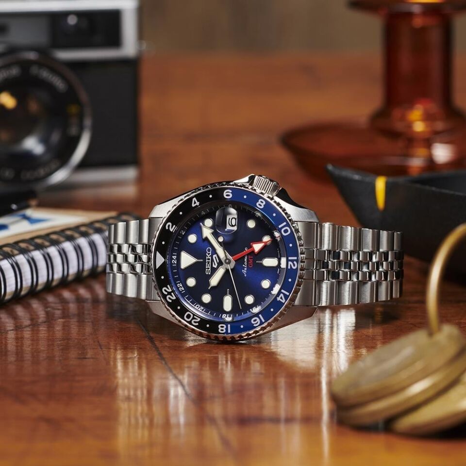 Seiko SSK003K Otomatik Çelik Gri Mavi Kadran 42 mm Erkek Kol Saati