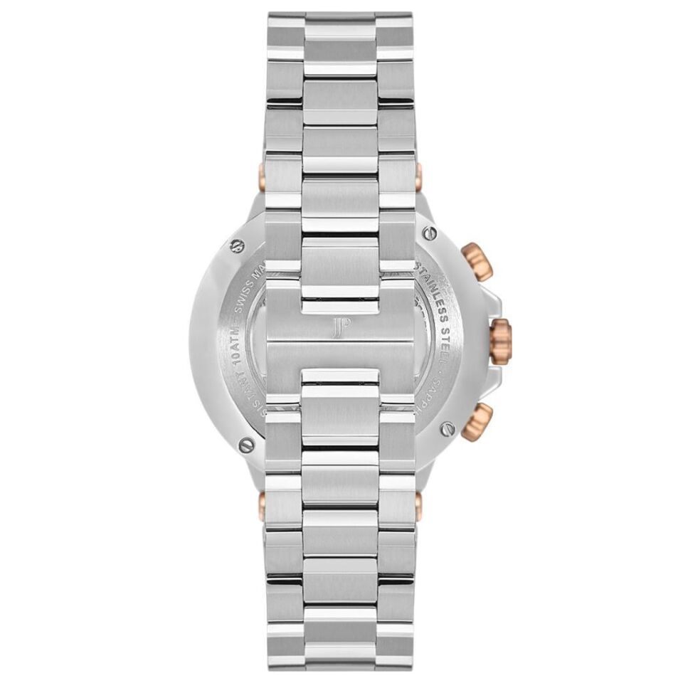 Jacques Philippe JPQGC447346SB Quartz Swiss Made Çelik Gri Safir Cam 10 ATM 43 mm Erkek Kol Saati