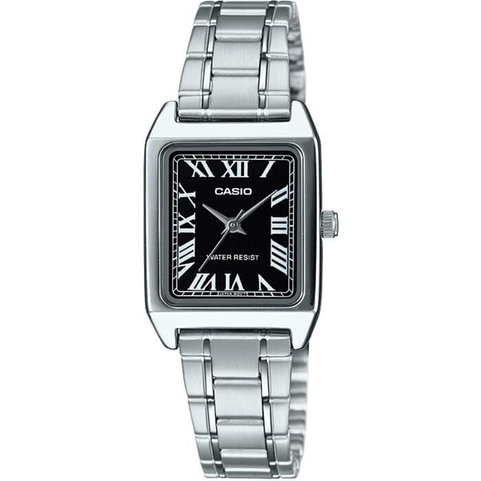 Casio LTP-V007D-1BUDF Quartz Çelik Gri Siyah Kadran 22 mm Erkek Kol Saati