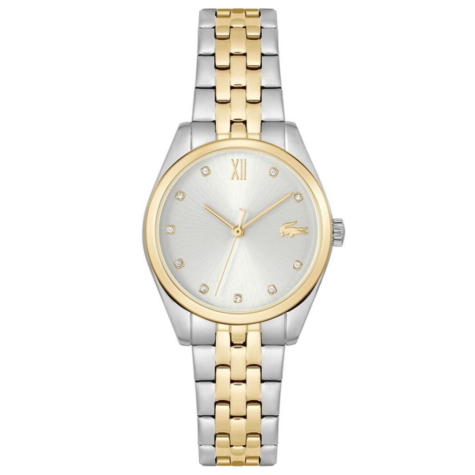 Lacoste 2001302 30 mm Altın Rengi / Metalik Gri Kadın Kol Saati