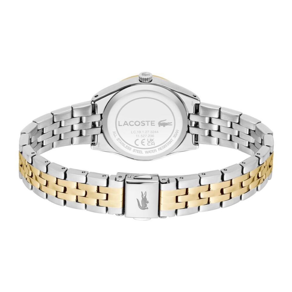 Lacoste 2001302 30 mm Altın Rengi / Metalik Gri Kadın Kol Saati