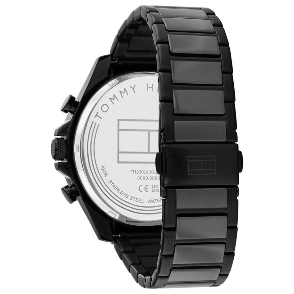 Tommy Hilfiger TH1792081 Quartz Çelik Siyah 46 mm Erkek Kol Saati