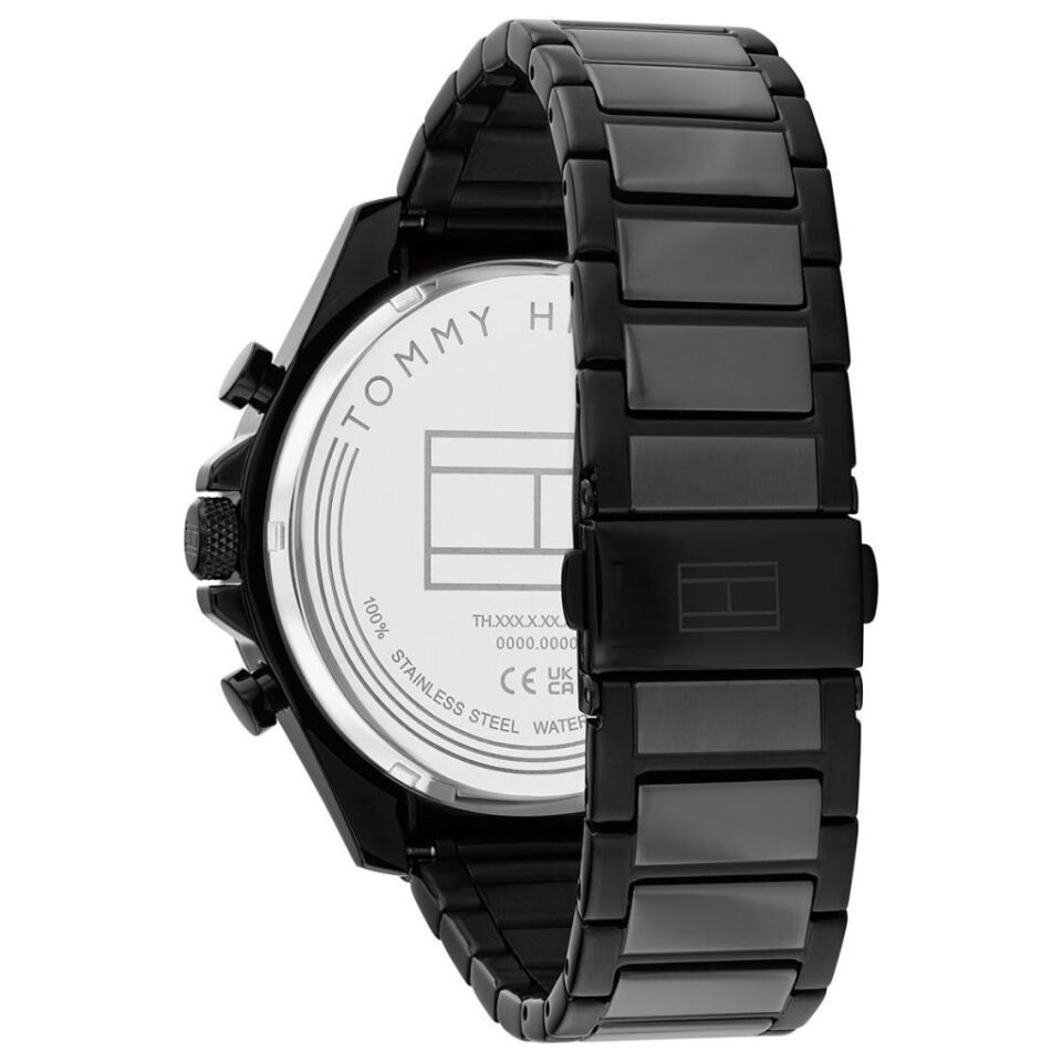 Tommy Hilfiger TH1792081 Quartz Çelik Siyah 46 mm Erkek Kol Saati
