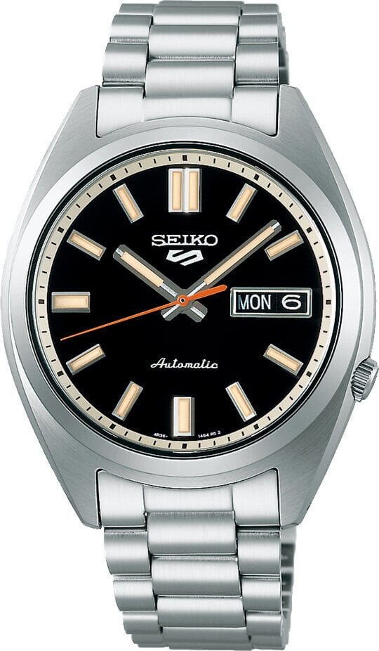 Seiko 5 Sports SRPK89K1 Otomatik Çelik Gri Siyah Kadran 10 ATM 37 mm Erkek Kol Saati