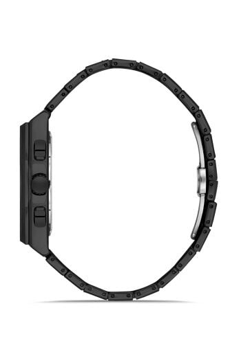 Ferro Quartz Çelik Siyah 44 mm Fonksiyonları Aktif Erkek Kol Saati