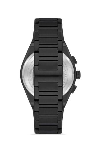 Ferro Quartz Çelik Siyah 44 mm Fonksiyonları Aktif Erkek Kol Saati