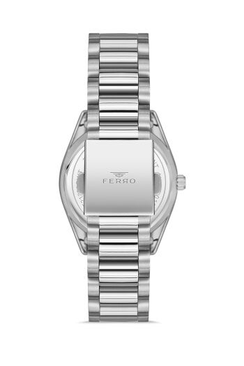 Ferro 34 mm Gümüş Çelik Kordon Kadın Kol Saati FL21263A-A FL21263A-A