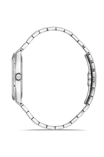 Ferro Quartz Çelik Gri Turkuaz Kadran 43 mm Erkek Kol Saati