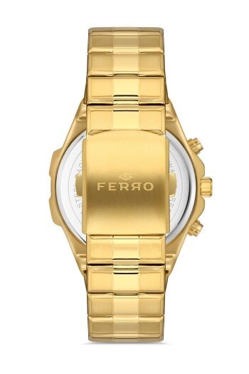 Ferro FM31356A-B2 44 mm Altın Erkek Kol Saati