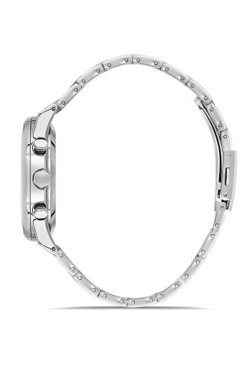 Ferro FM31458A-A6 Quartz Çelik Gri Yeşil Kadran 44 mm Erkek Kol Saati