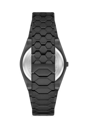 Ferro Quartz Çelik Siyah 41 mm Erkek Kol Saati