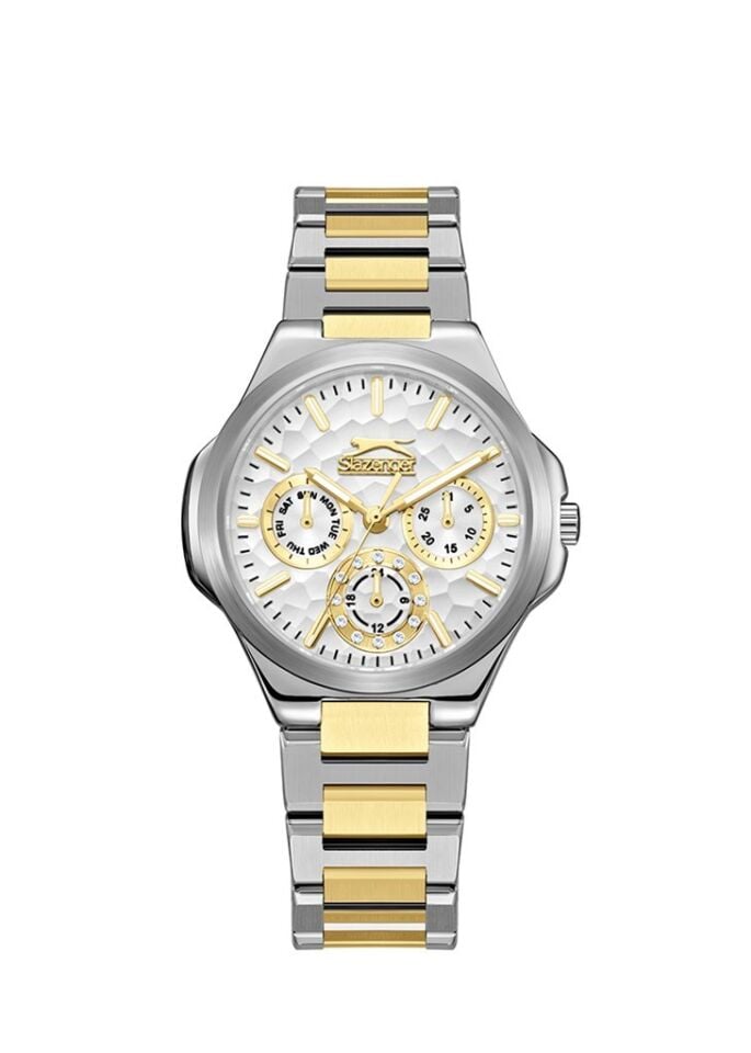 Slazenger SL.09.2365.4.07 Quartz Çelik Altın/Gri 34 mm Kadın Kol Saati