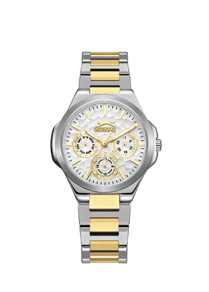 Slazenger SL.09.2365.4.07 Quartz Çelik Altın/Gri 34 mm Kadın Kol Saati