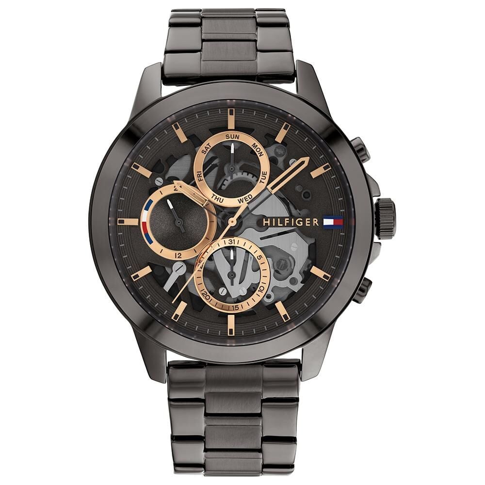Tommy Hilfiger TH1710479 44 mm Siyah Erkek Kol Saati