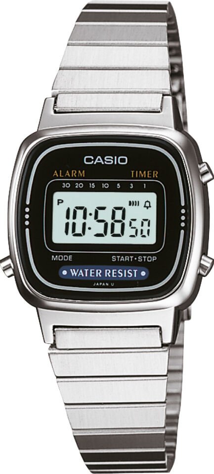Casio LA670WA-1DF Quartz Çelik Gri 25 mm Kadın Kol Saati