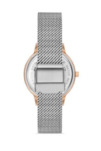 Ferro 32 mm Gümüş Hasır Kordon Kadın Kol Saati F21934C-E F21934C-E