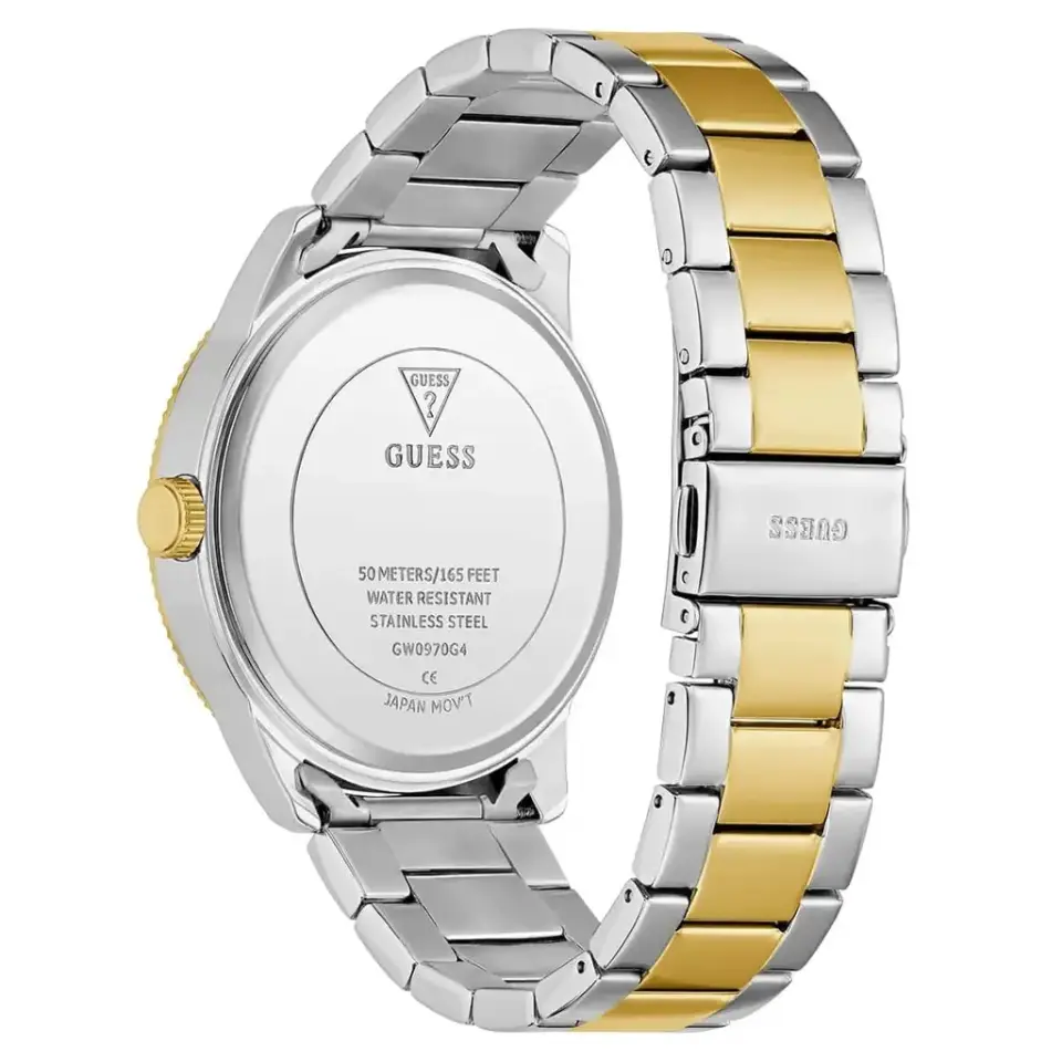 Guess GUGW0970G4 Quartz Çelik Gri Altın Rengi 44 mm Erkek Kol Saati