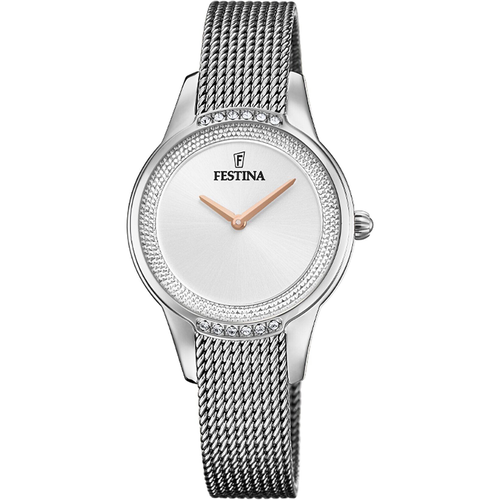 Festina F20494/1 Mademoiselle Quartz Çelik Gri 30 mm Kadın Kol Saati
