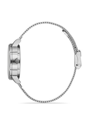 Ferro 32 mm Gümüş Hasır Kordon Kadın Kol Saati F21934C-A3 F21934C-A3